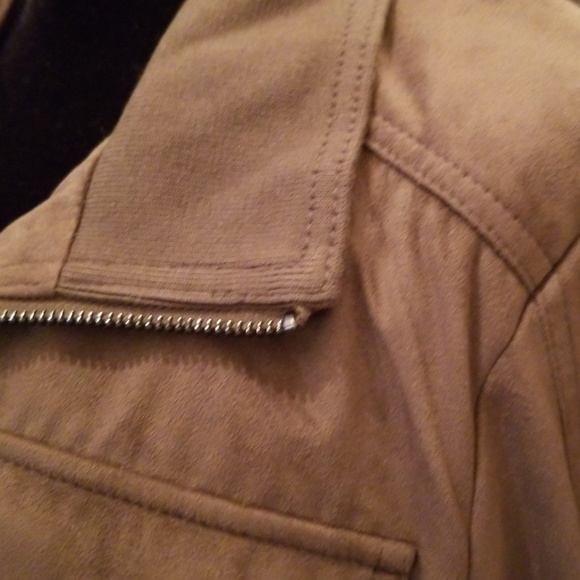 Faux suede bomber jacket - Picture 5 of 8